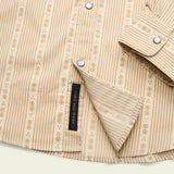 H Bar B Tech Longsleeve | Supernova Stripe : Leche | Howler Bros