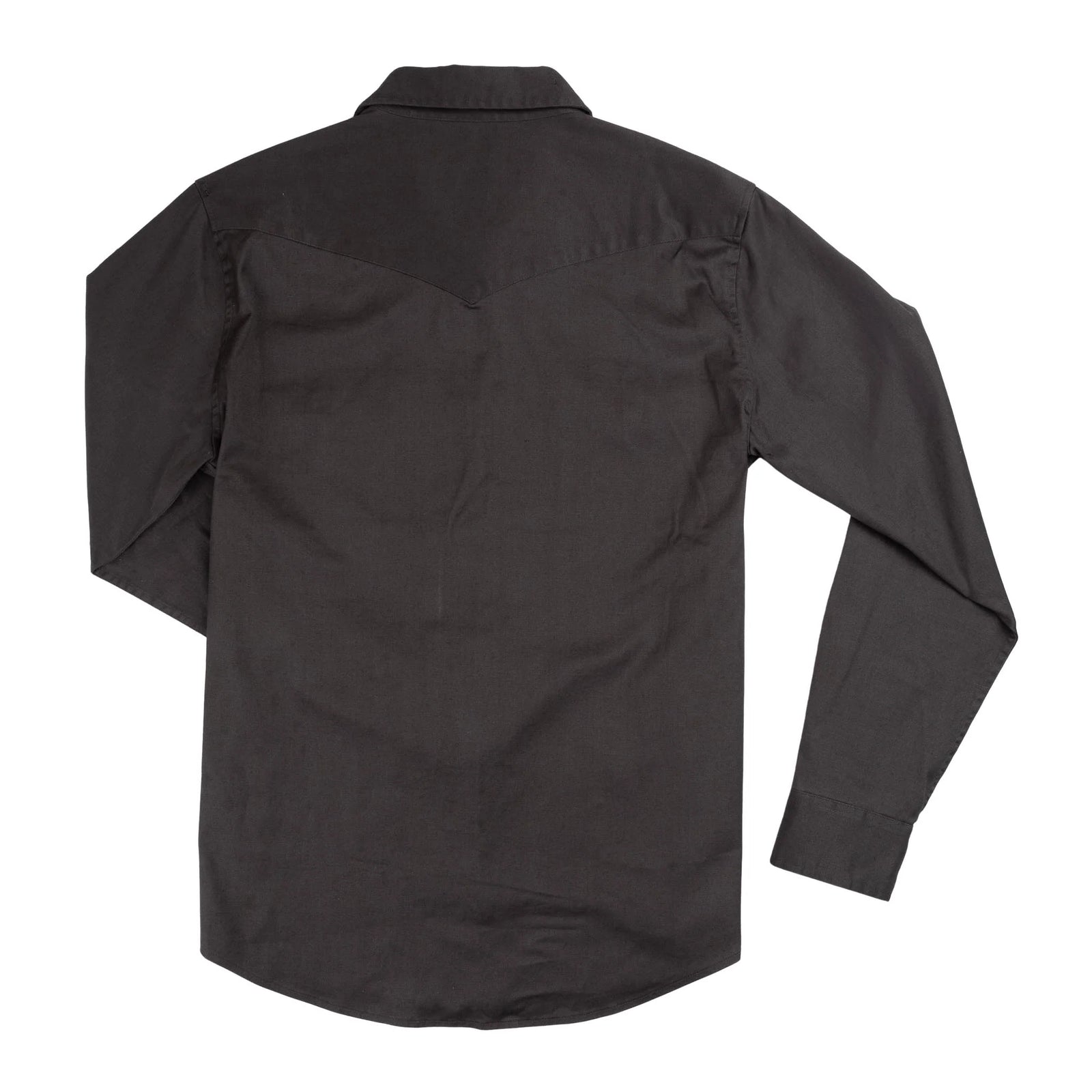 Wyatt Western Pearl Snap Solid Shirt | Basalt | Sendero Provisions