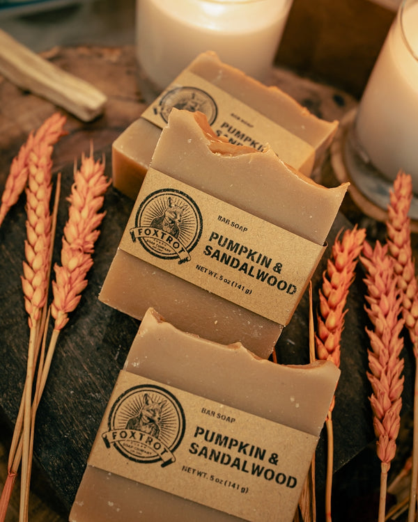 Bar Soap | Pumpkin & Sandalwood | Foxtrot Soap Company