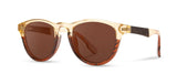 Francis ACTV Sunglasses | Canyon / Elm Burl | Brown Polarized | Shwood