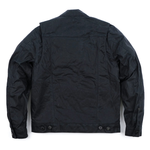 Riders Jacket | Black - Brown Interior | Freenote Cloth
