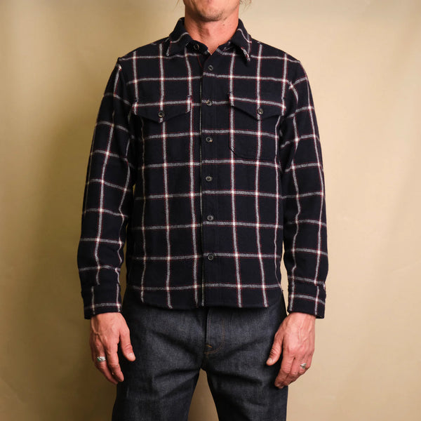 Kamas Shirt | Navy Plaid | Freenote Cloth