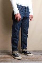Portola Classic Taper | 13 oz Natural Rinsed Denim | Freenote Cloth