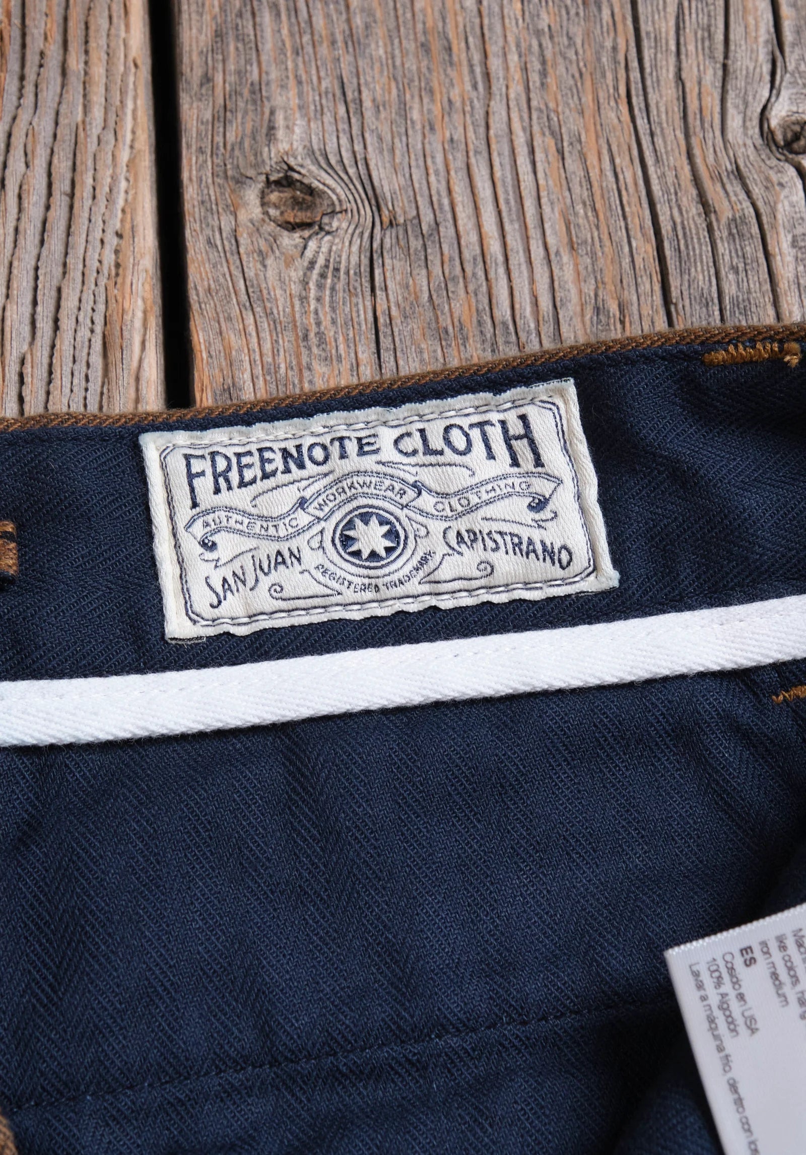 Deck Pant | Brown Herringbone Dobby | Freenote Cloth – Manready 