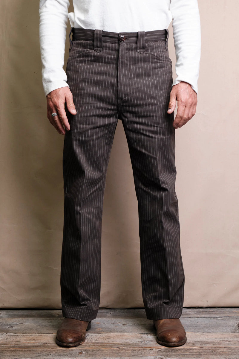 Duster Pant | Brown Stripe | Freenote Cloth – Manready Mercantile
