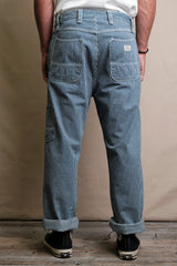 Ortega Pant | Indigo Stripe | Freenote Cloth