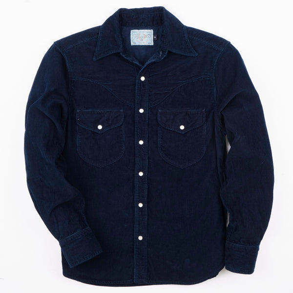 Packard Shirt | Indigo Corduroy | Freenote Cloth