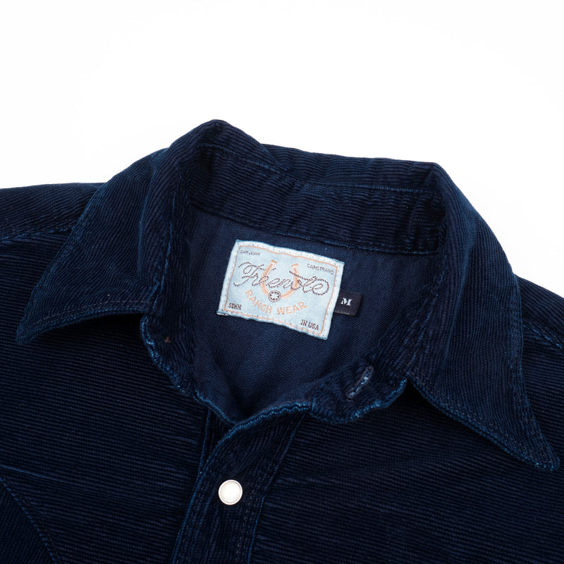 Packard Shirt | Indigo Corduroy | Freenote Cloth