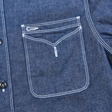 Lambert Shirt | Slate Chambray | Freenote Cloth