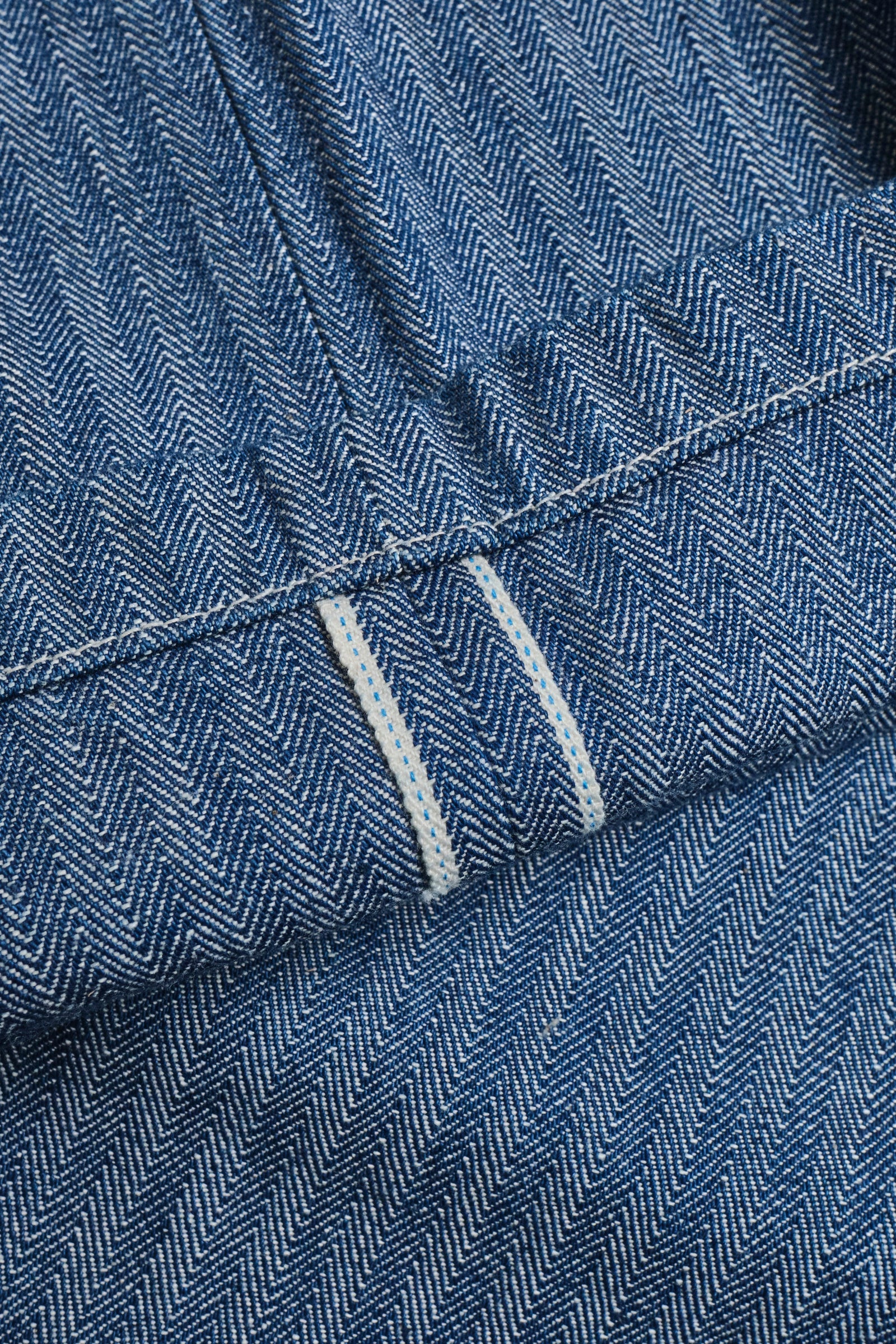 Ortega Pant | 13 oz Blue Herringbone | Freenote Cloth – Manready