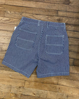 The Camp Short | Indigo Railroad Stripe Denim | Taylor Stitch