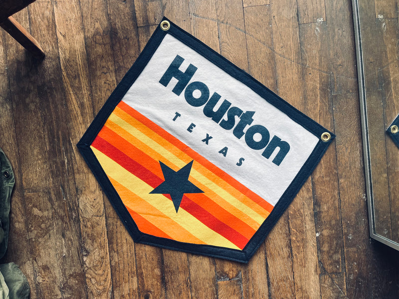 Camp Flag | Houston Home Plate 2.0 | Oxford Pennant x Manready Mercantile