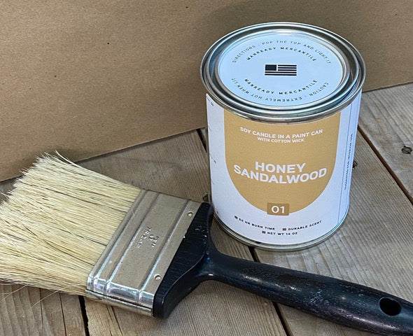 Paint Can Candle 01 | Honey Sandalwood | Manready Mercantile