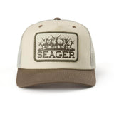 Herd Trucker Snapback | Cream + Woodland | Seager Co.