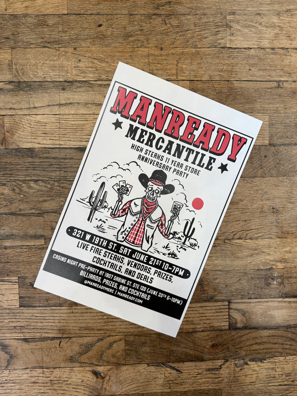 11-Year Anniversary Limited Edition Poster | Manready Mercantile