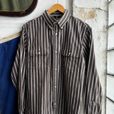 H. West Shirt | Brown & Beige | Indigofera