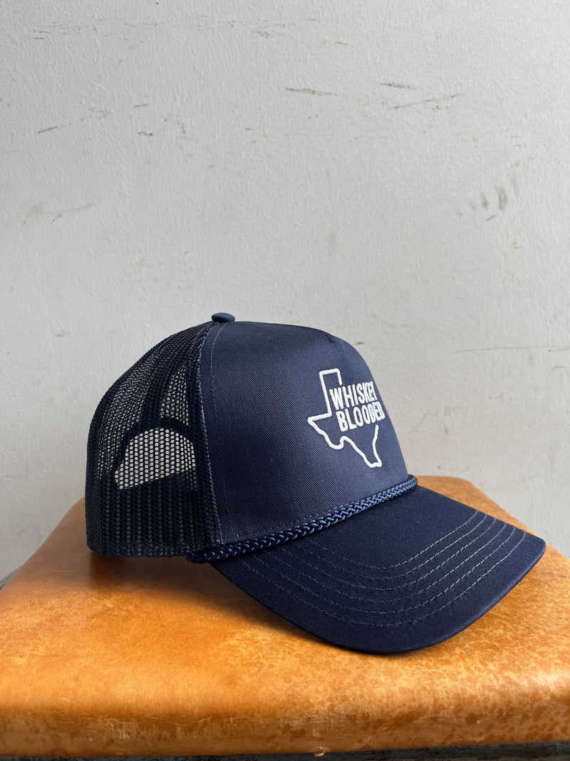 Embroidered Trucker Hat  | Texas Whiskey Blooded | Manready Mercantile