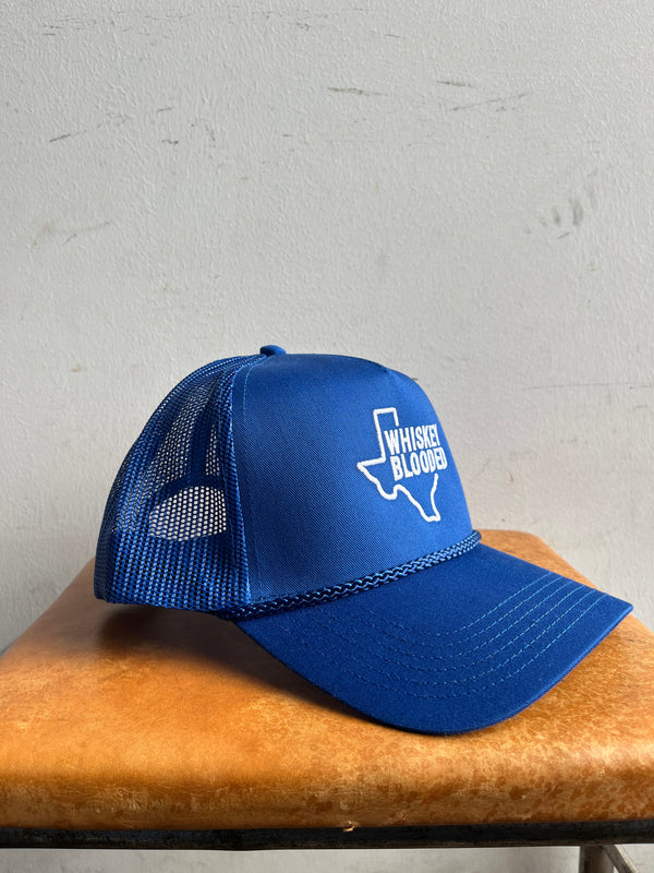 Embroidered Trucker Hat  | Texas Whiskey Blooded | Manready Mercantile