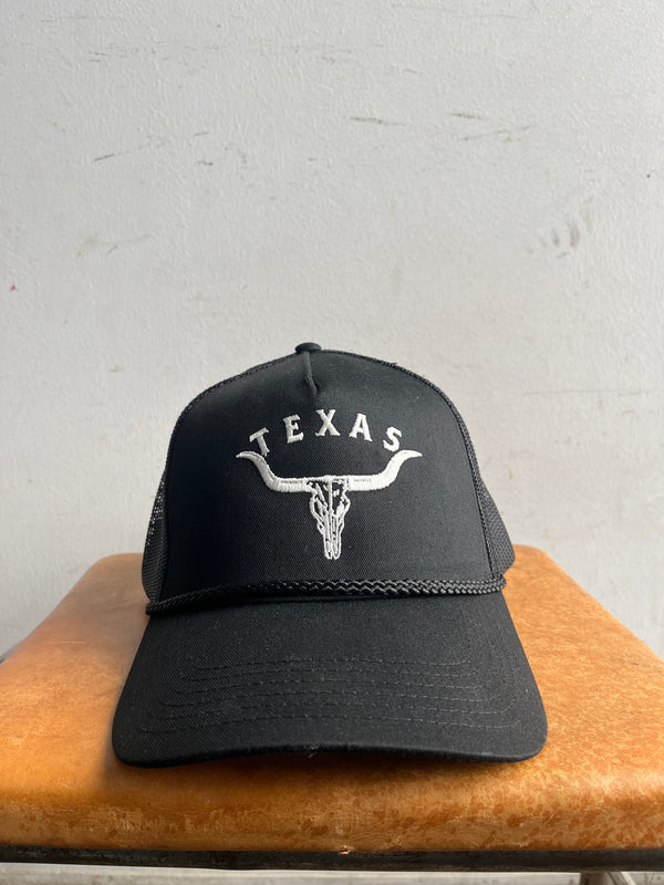 Embroidered Trucker Hat  | Texas Longhorn | Manready Mercantile
