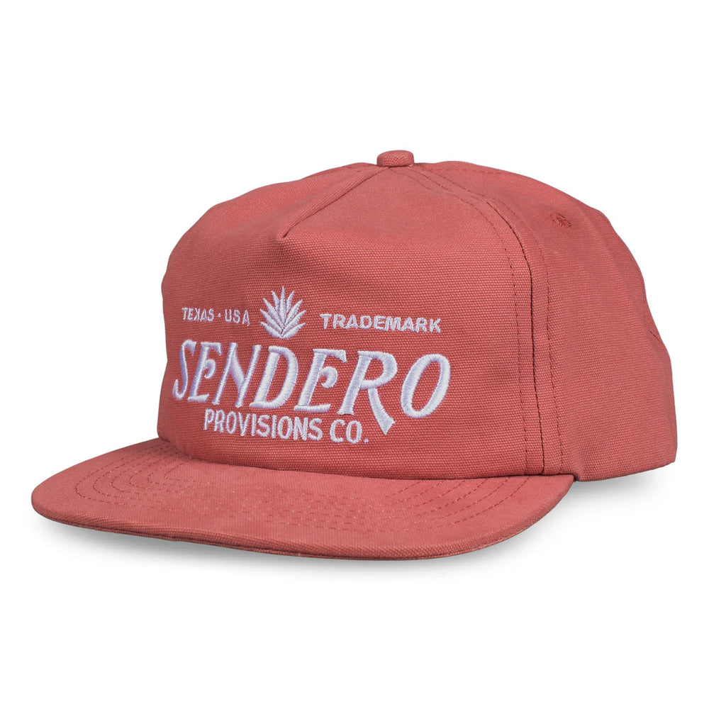 Sendero Provisions Co. Grand Canyon National Park Snapback Hat - Braided Rope Detail, Maroon
