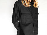 Linder Long Sleeve Shirt | Black | Monadic Clothing