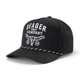 Longhorn Snapback | Black | Seager Co.