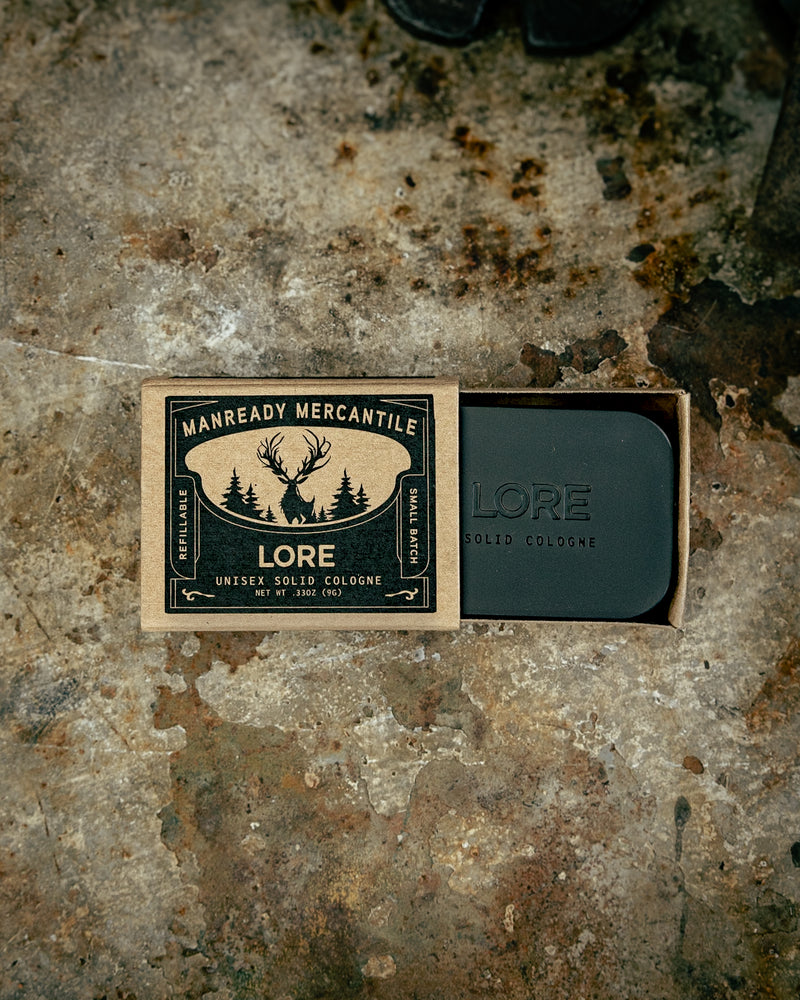 LORE | Solid Cologne | Manready Mercantile