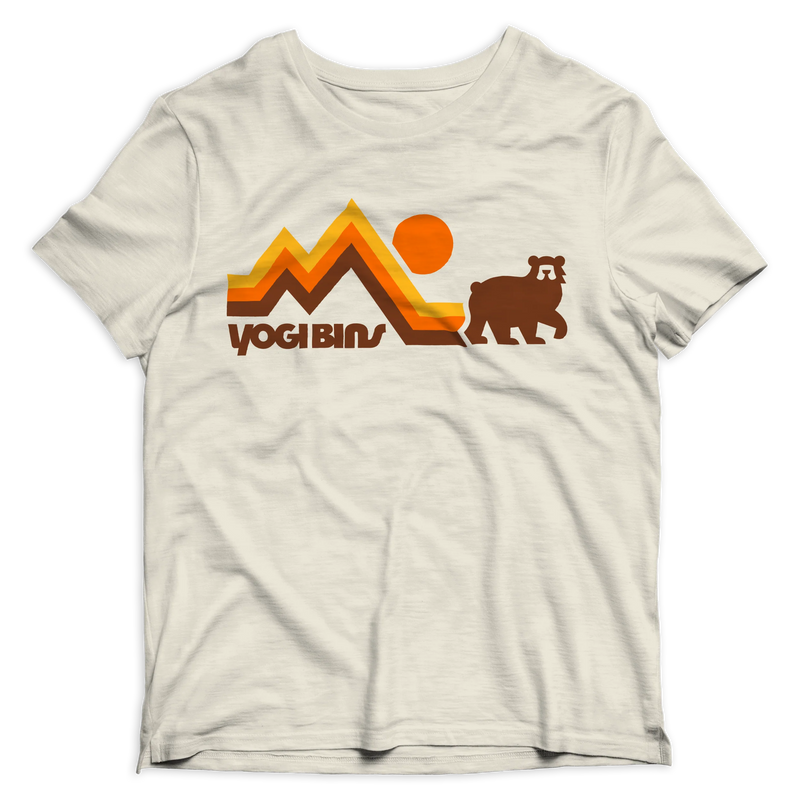 Mountainside Sunset T-Shirt | Yogi Bins