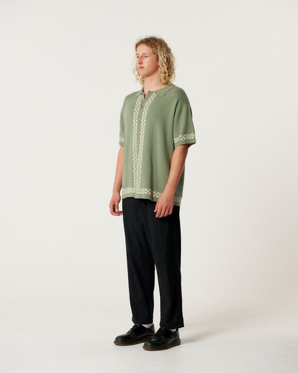 La Concha Polo Shirt | Forest | Critical Slide
