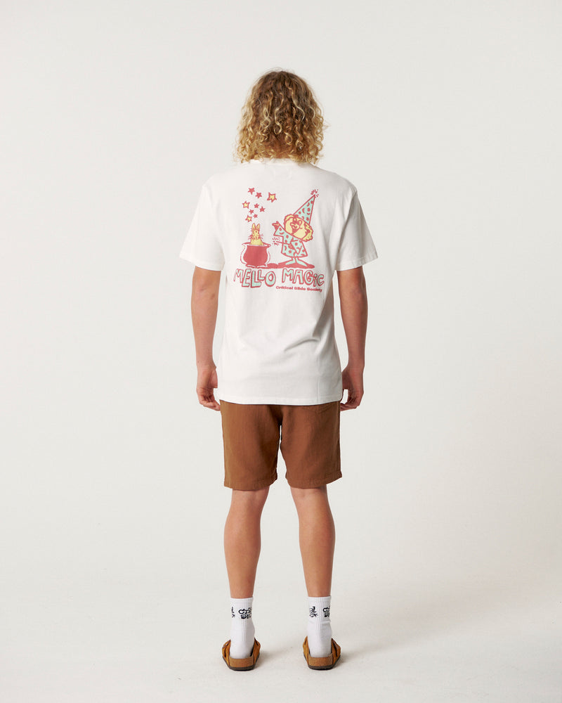 Mellow Magic Tee | Vintage White | Critical Slide