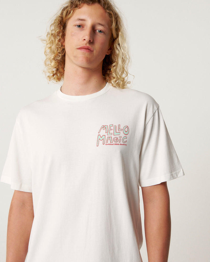 Mellow Magic Tee | Vintage White | Critical Slide