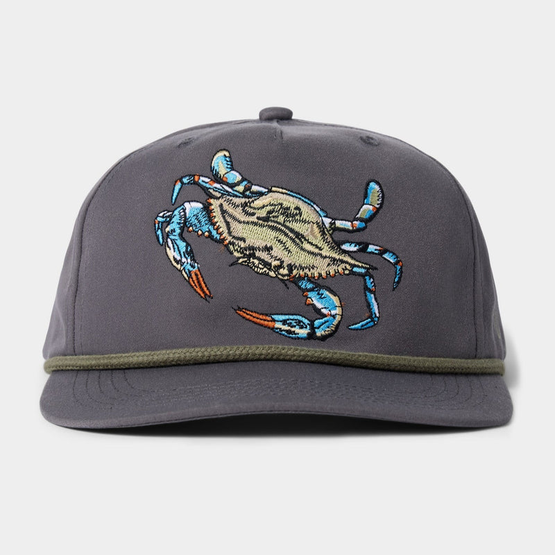 Blue Crab Hat | Charcoal | Duck Camp