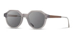 Powell Sunglasses | Matte Smoke / Walnut | Grey Polarized | Shwood