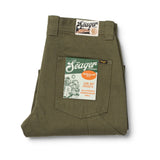 Bison Canvas Pant | Herringbone Olive | Seager Co.