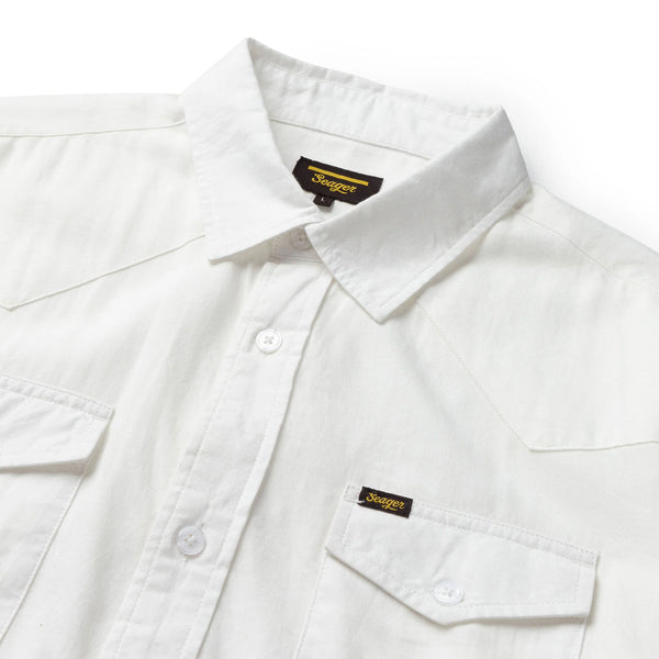 Amarillo L/S Shirt | White | Seager Co.