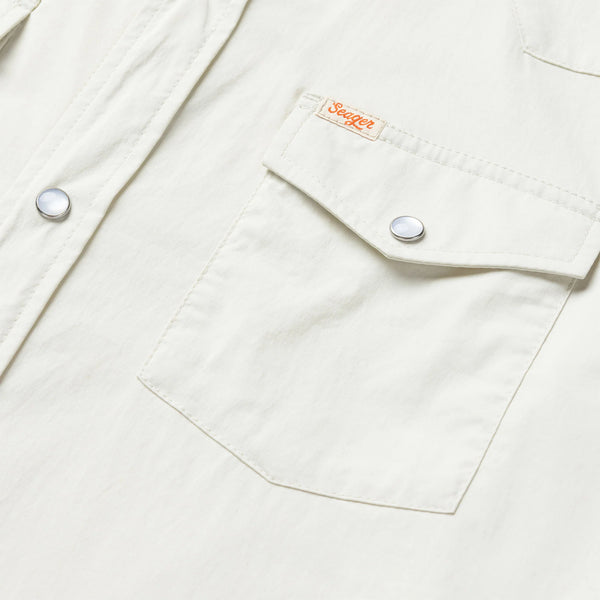 El Ranchero L/S Shirt | Eggshell White | Seager Co.