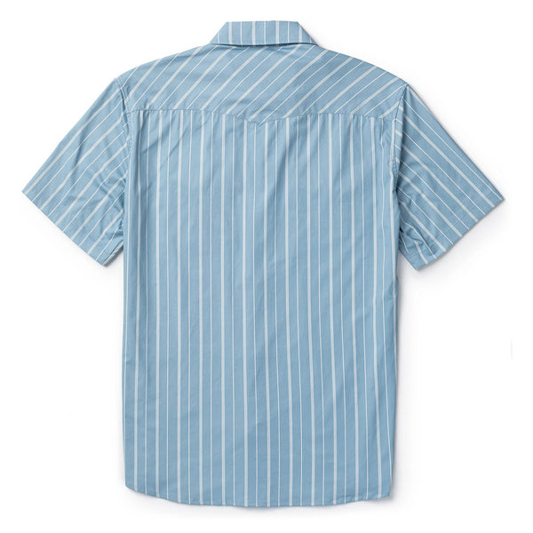 El Ranchero S/S Shirt | Slate Blue Stripe | Seager Co.
