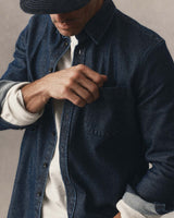 The Jack | Rinsed Indigo Japanese Jacquard Dot | Taylor Stitch