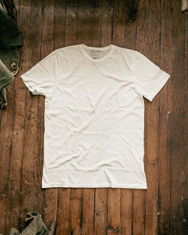 Basic 6 oz Tee | White | Manready Mercantile