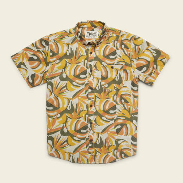 Mansfield Shirt | Monstera Mash : Citron | Howler Bros