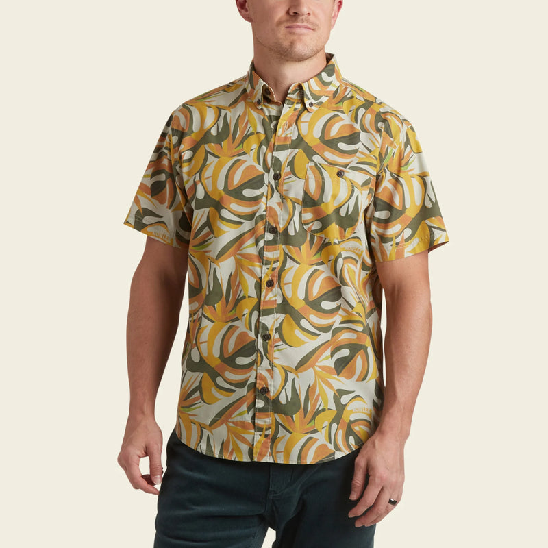 Mansfield Shirt | Monstera Mash : Citron | Howler Bros