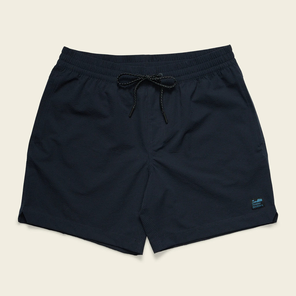 サルセーション Unisex Shorts Dark Blue Salado Shorts | Seersucker: Midnight | Howler Bros