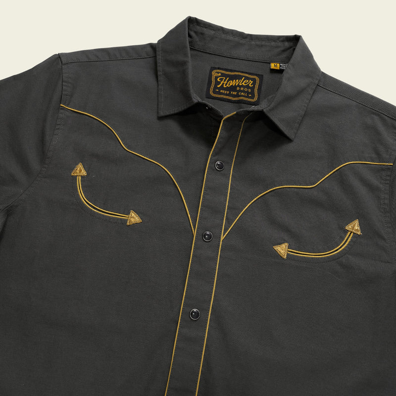 Broncbuster Snapshirt | Antique Black | Howler Bros