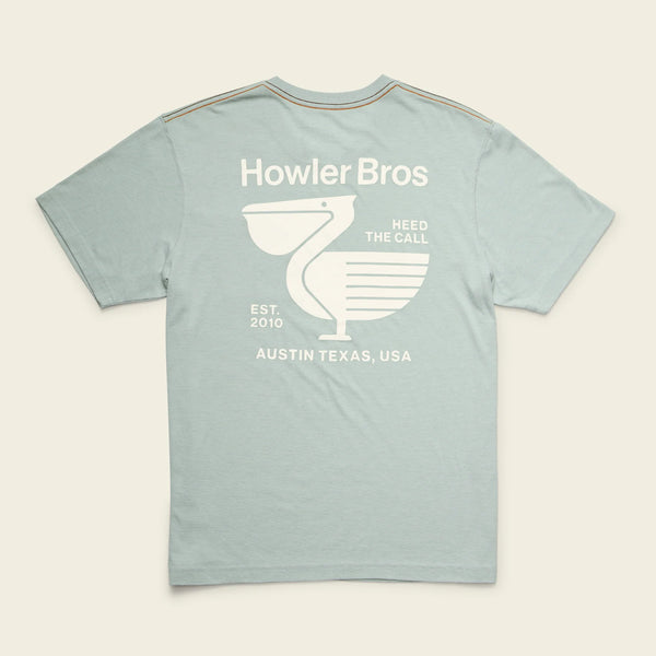 Pelican Postage Pocket Tee | Puritan Grey | Howler Bros