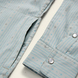 H Bar B Tech Longsleeve | Supernova Stripe : Ash Blue | Howler Bros