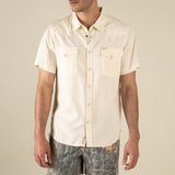 The Wyatt Pearl Snap S/S Solid Shirt | Antique White | Sendero Provisions Co