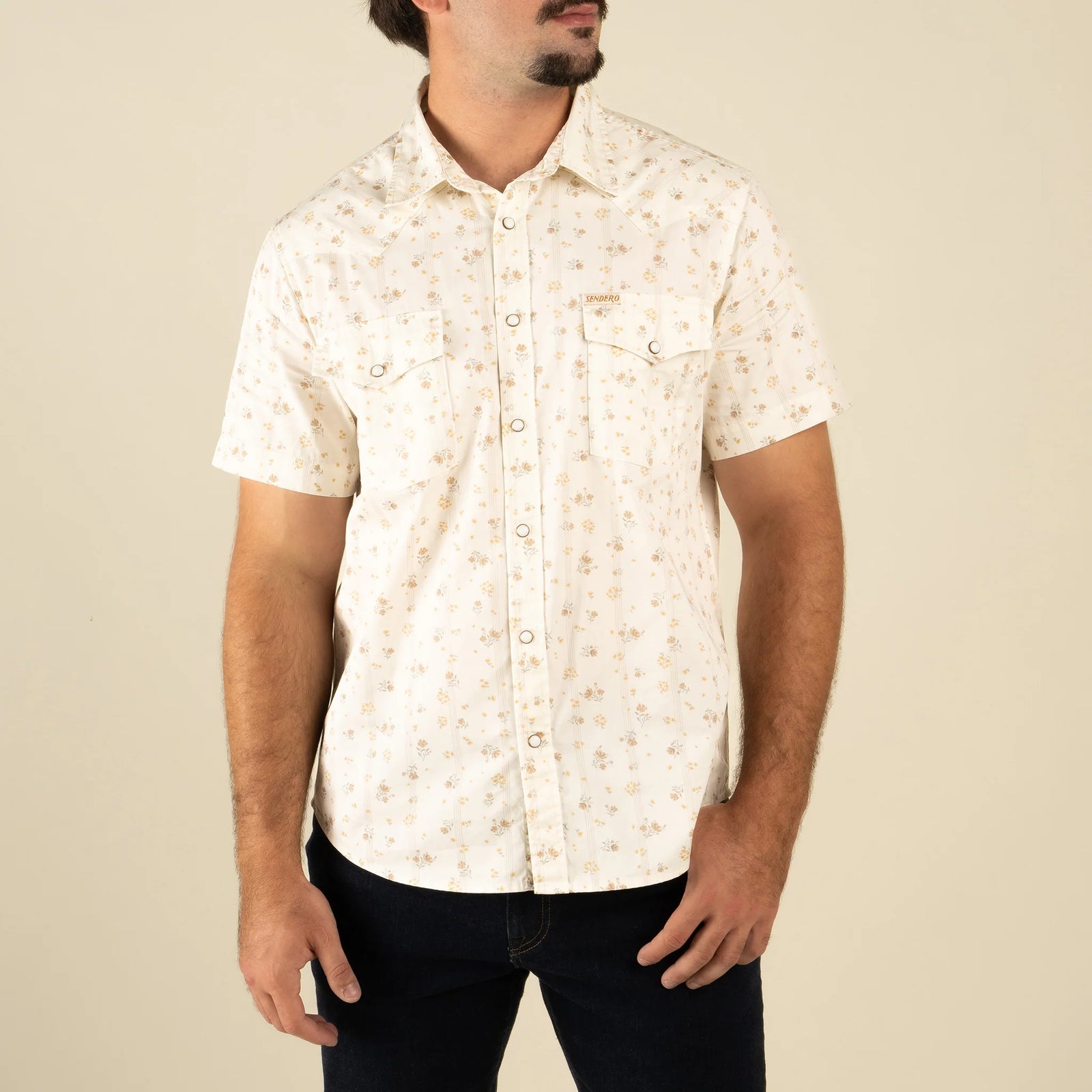 The Wyatt Pearl Snap S/S Shirt | Dust Bloom | Sendero Provisions
