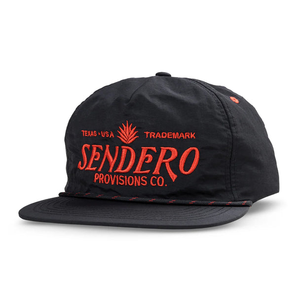 Logo Hat | Black + Red | Sendero Provisions Co.