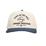 S Bar PC Hat | White & Navy | Sendero Provisions Co.