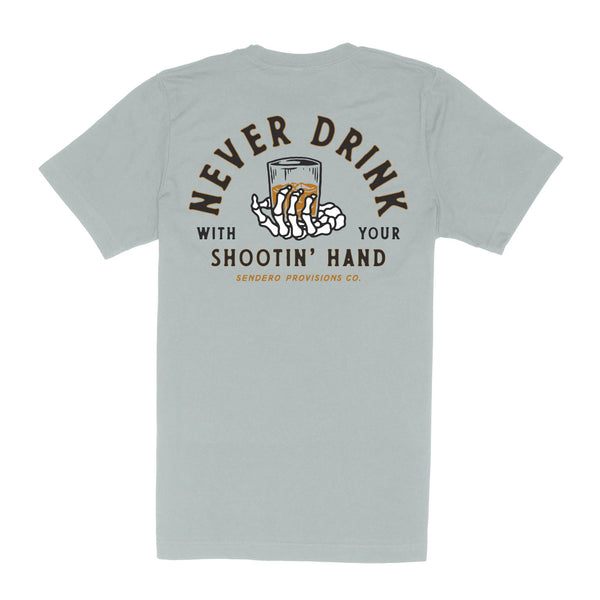 Shootin' Hand Tee | Big Sky Blue | Sendero Provisions Co